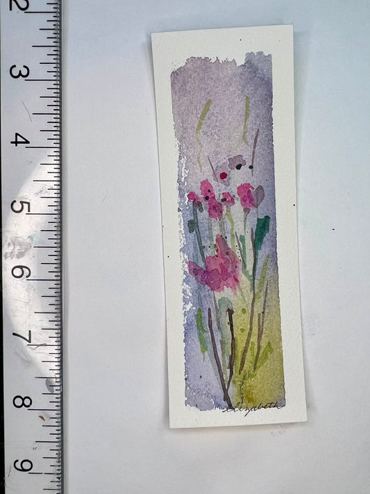 Original Artwork: "Still 2" Watercolor Bookmark