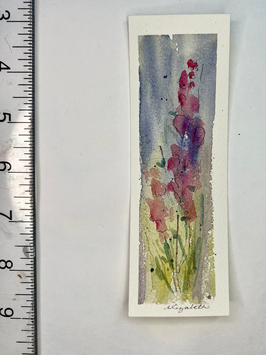 Original Artwork: "Still 3" Watercolor Bookmark