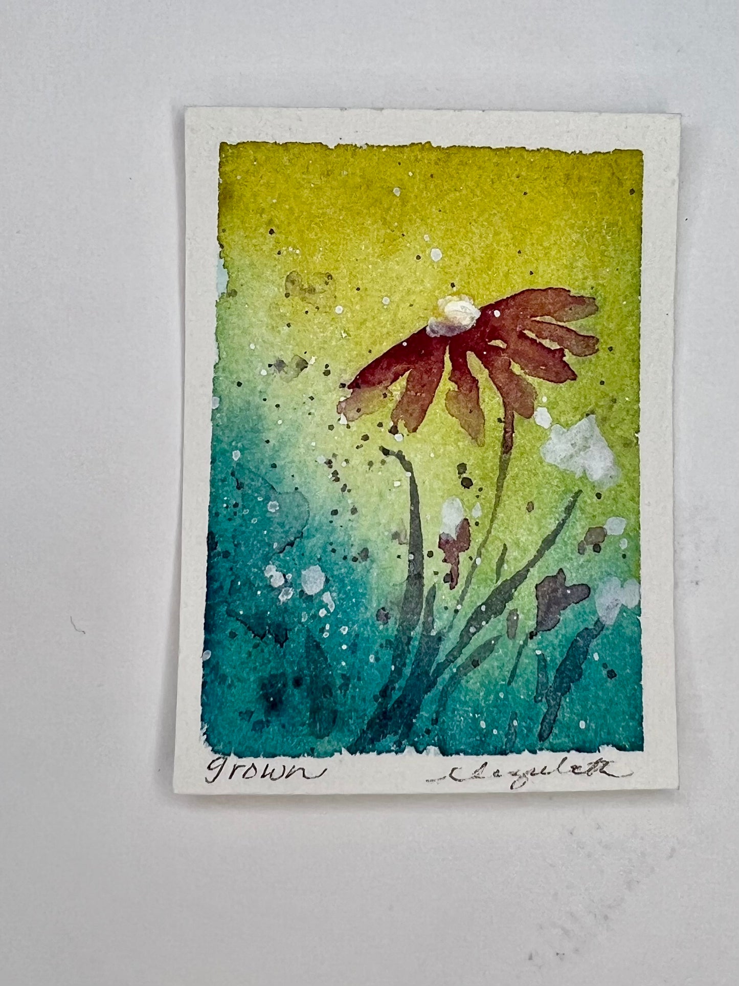 Original Artwork: "Grown" Tiny Art