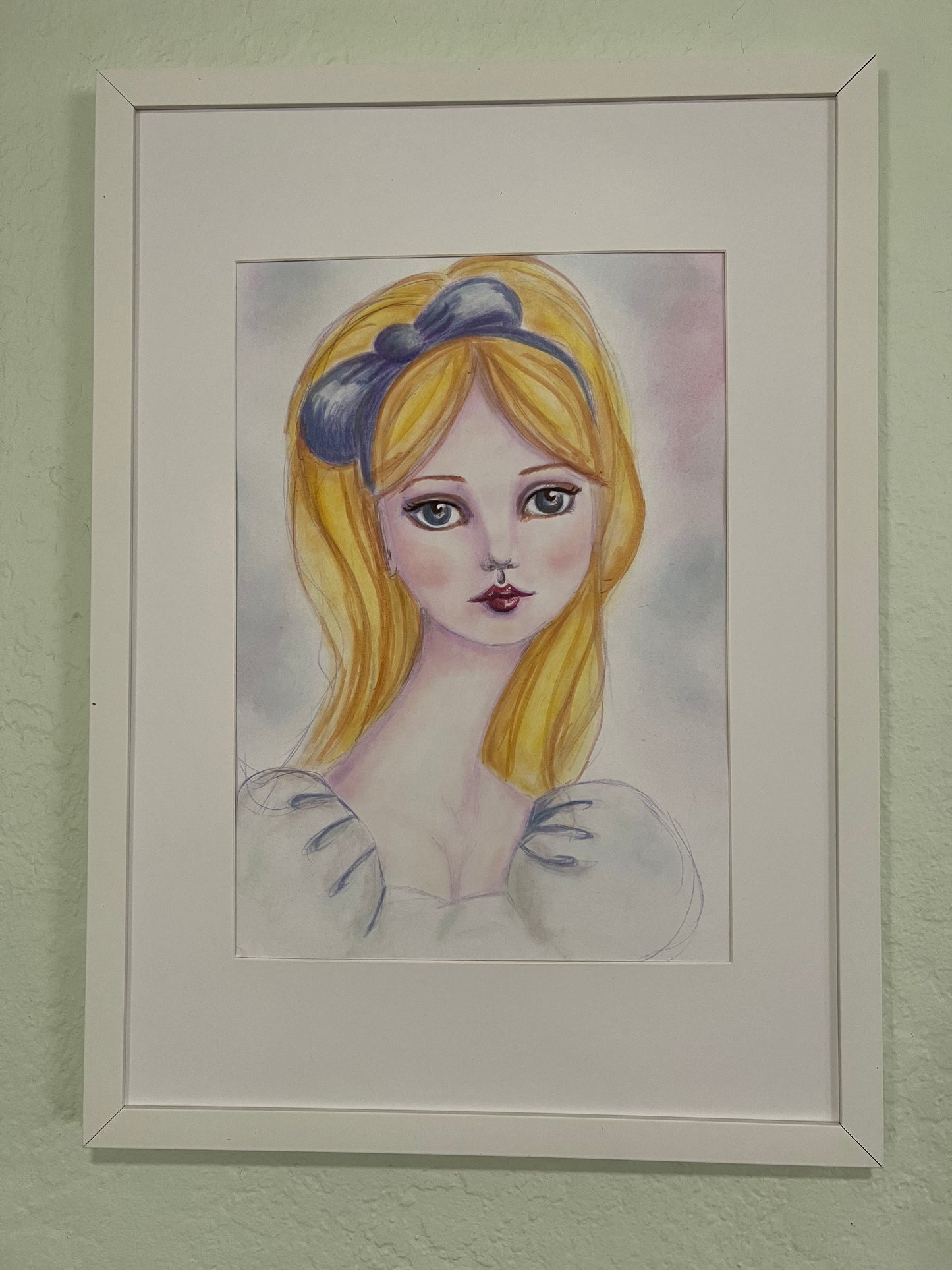 Original Artwork: "Allie" Pastel on paper