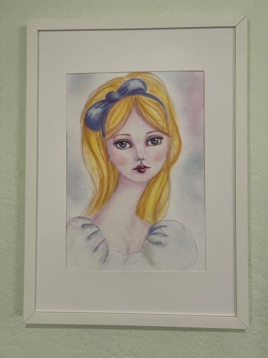 Original Artwork: "Allie" Pastel on paper