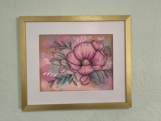 Original Artwork: "Layered" Mixed media on paper