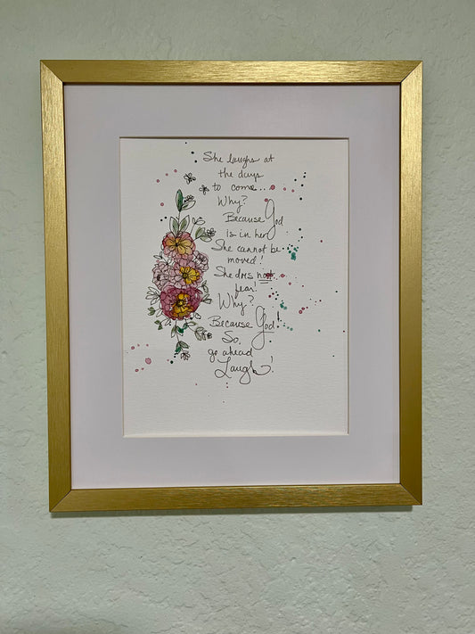 Original Artwork: "She Laughs"