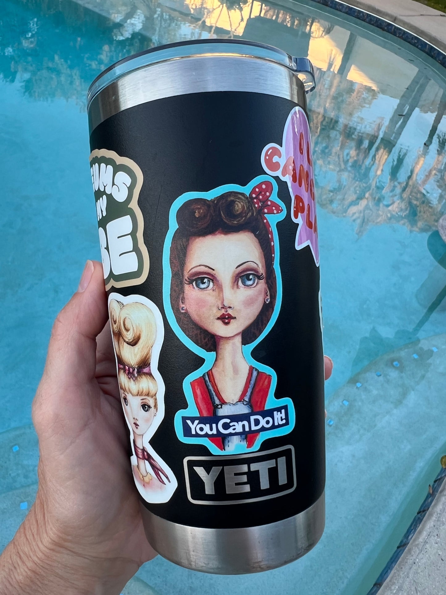 Vinyl Sticker: Rose, You Can Do It!